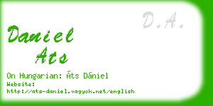 daniel ats business card
